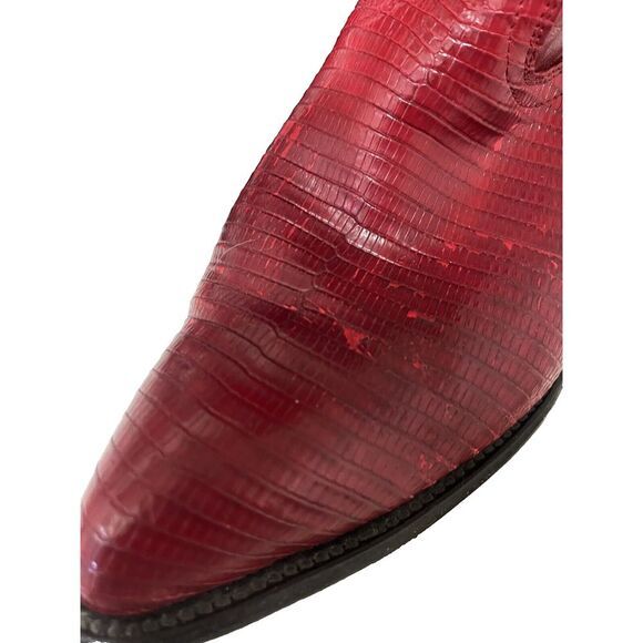 Red Los Altos Cowboy Boots - Picture 6 of 9